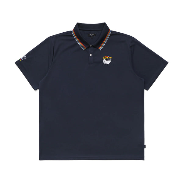 Malbon Golf Men Golf & Cycle Tour De Buckets Performance Polo