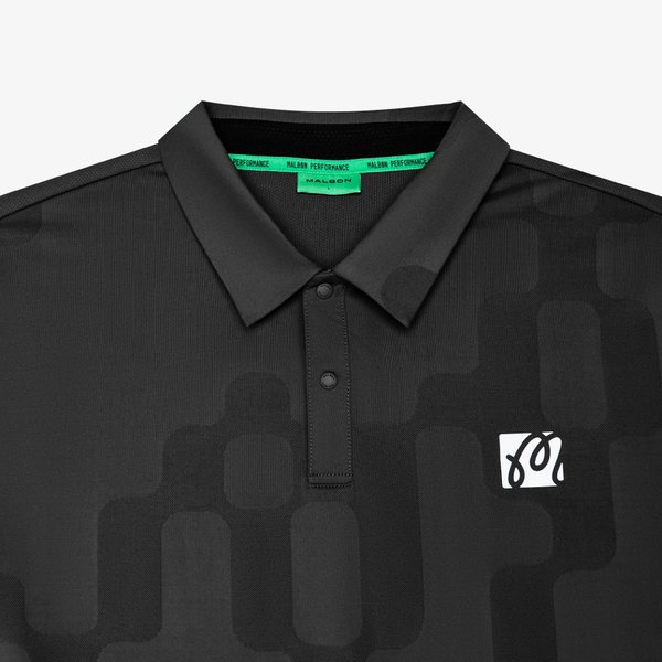 MALBON GOLF MEN PERFORMANCE MESH PANELED POLO