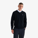Malbon Golf Men Jesper Parnevik V Neck Merino Wool Sweater