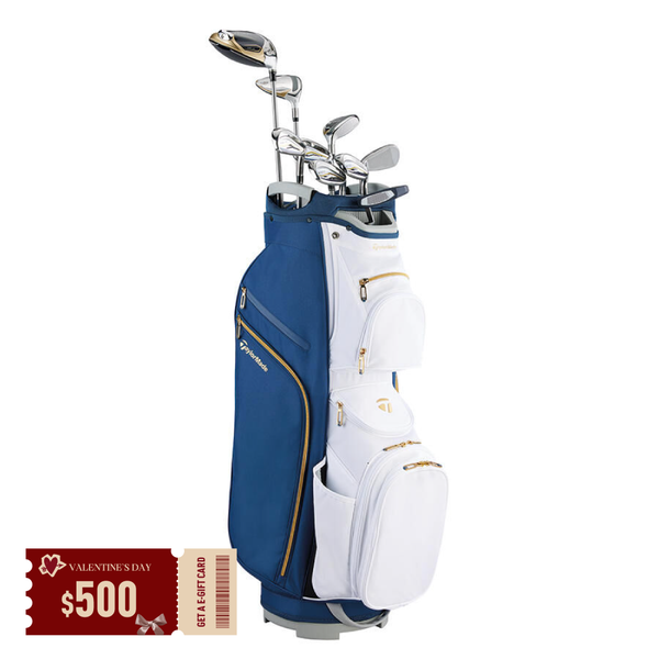 TaylorMade Kalea Gold Cart Bag Package Sets