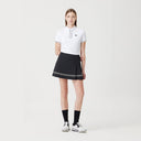 PXG KOREA Women Perforation Pleated Skirt