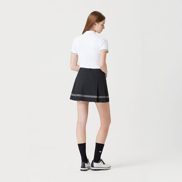 PXG KOREA WOMEN PERFORATION PLEATED SKIRT
