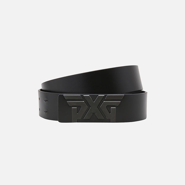 pxg-2023-womens-black-buckle-logo-belt