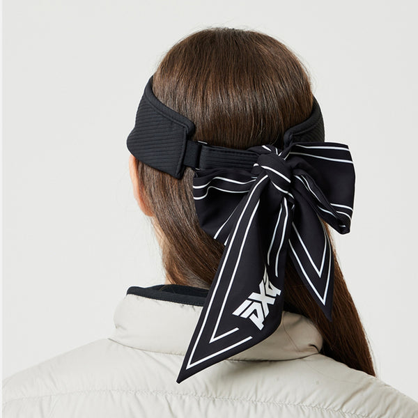 PXG KOREA 2024FW WOMEN ESSENTIAL RIBBON VISOR