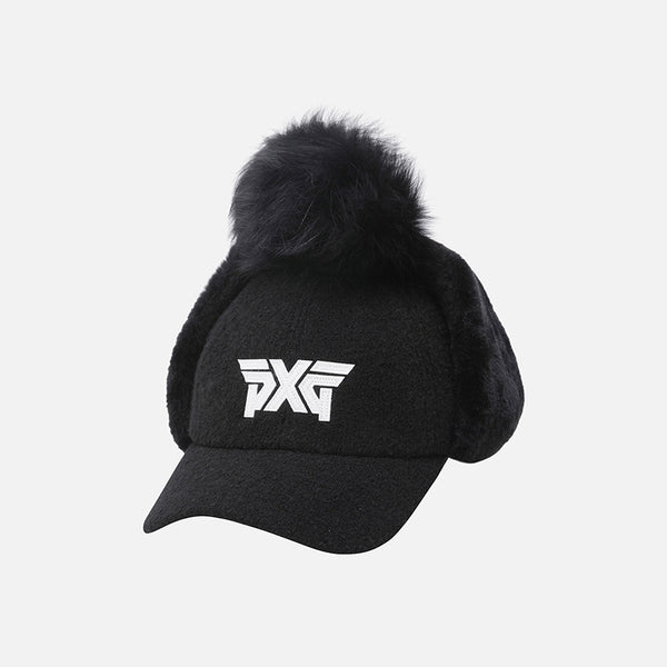 PXG KOREA 2024FW WOMEN FOX FUR BASIC CAP