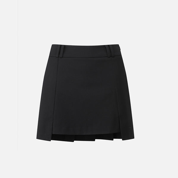 PXG KOREA 2024FW WOMEN HALF PEATED SKIRT