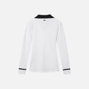 PXG KOREA WOMEN KNIT COLLAR HALF ZIP-UP T-SHIRTS