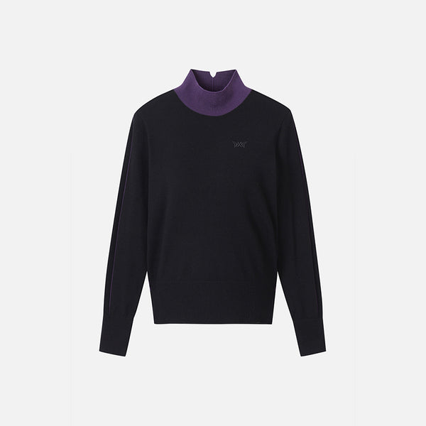 PXG KOREA 2024FW WOMEN MOCK NECK SWEATER