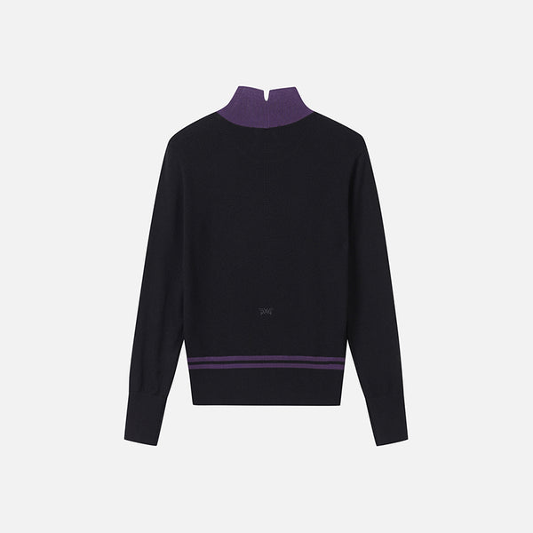 PXG KOREA 2024FW WOMEN MOCK NECK SWEATER