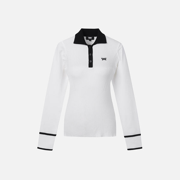 PXG KOREA 2024FW WOMEN RIBBED SWEATER