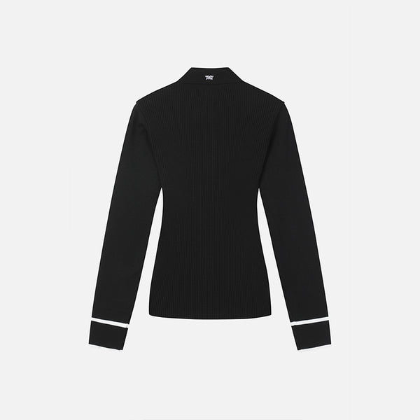 PXG KOREA 2024FW WOMEN RIBBED SWEATER
