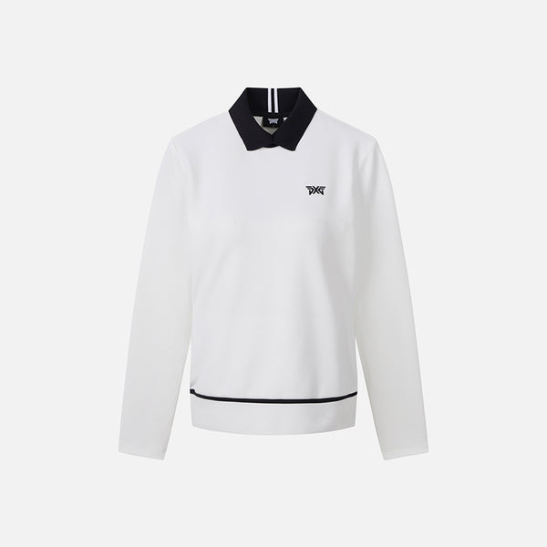 PXG KOREA 2024FW WOMEN WINTER COLLAR LS T-SHIRT