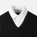PXG KOREA MEN COLLARED LAYERED SWEATER