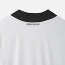 PXG KOREA MEN COLOR BLOCKED KNIT HYBRID COLLAR SHORT-SLEEVE