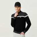 PXG KOREA MEN COLOR BLOCKED ROUND PULLOVER KNIT