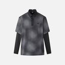 PXG KOREA Men cool Sleeve Layered Collar Long-Sleeve