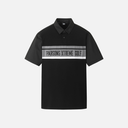 PXG KOREA MEN KNIT HYBRID COLLAR SHORT-SLEEVE