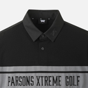 PXG KOREA MEN KNIT HYBRID COLLAR SHORT-SLEEVE