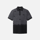 PXG KOREA Men Pattern Collared Short Sleeve Sweater