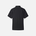 PXG KOREA MEN SUMMER COLOR BLOCKED PERFORATED COLLAR T-SHIRT