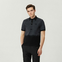 PXG KOREA Men Pattern Collared Short Sleeve Sweater