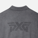 PXG KOREA Men Two Tone Collared Short Sleeve Sweater