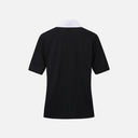 PXG KOREA WOMEN COLOR BLOCK MIDDLE SLEEVE POLO SHORT-SLEEVE