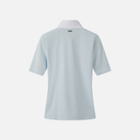 PXG KOREA WOMEN COLOR BLOCK MIDDLE SLEEVE POLO SHORT-SLEEVE
