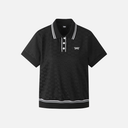PXG KOREA WOMEN JQD COLLARED SHORT-SLEEVE