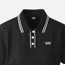 PXG KOREA WOMEN JQD COLLARED SHORT-SLEEVE