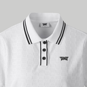 PXG KOREA WOMEN JQD COLLARED SHORT-SLEEVE