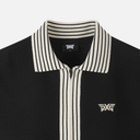 PXG KOREA WOMEN KNIT HYBRID COLLARED SHORT-SLEEVE