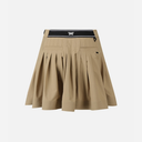 PXG KOREA Women Logo Band Pleated Skirt