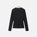 PXG KOREA Women Logo Point Collared Long-Sleeve