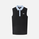 PXG KOREA WOMEN SUMMER COLLARED SLEEVELESS SWEATER