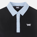 PXG KOREA WOMEN SUMMER COLLARED SLEEVELESS SWEATER