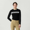 PXG KOREA Women Logo Point Collared Long-Sleeve