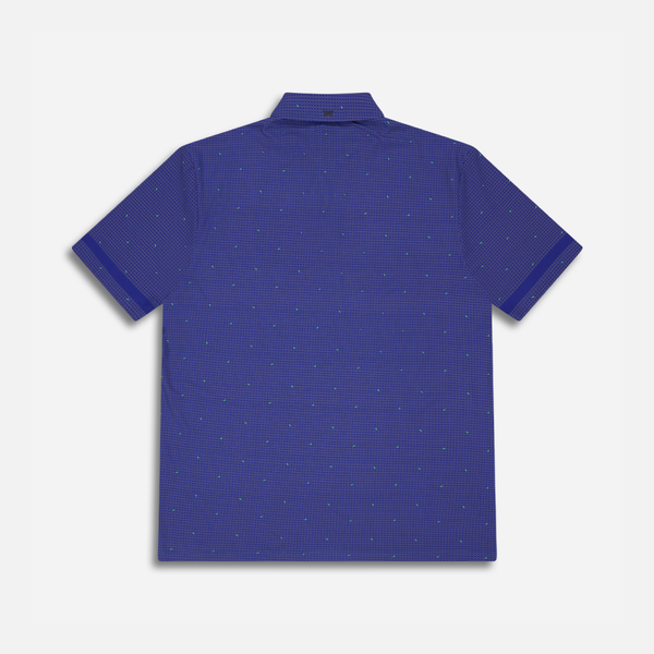 PXG USA Comfort Fit Basket Weave Print Polo
