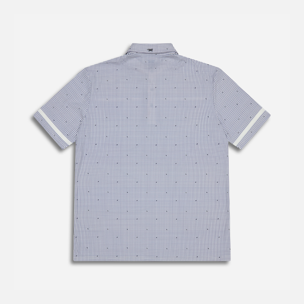 PXG USA Comfort Fit Basket Weave Print Polo