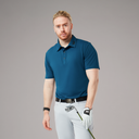 PXG USA Men Athletic Fit Tour Performance Polo