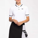 PXG USA Women Contrast Sleeve Polo