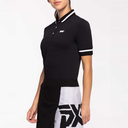 PXG USA Women Contrast Sleeve Polo