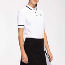PXG USA Women Contrast Sleeve Polo