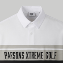 PXG KOREA MEN KNIT HYBRID COLLAR SHORT-SLEEVE