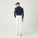 PXG KOREA Men Knitted Point Collar Long-Sleeve