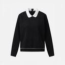 PXG KOREA Women Winter Back Zip Collar Long Sleeve