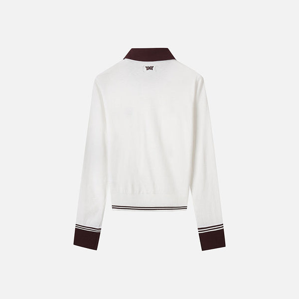 PXG KOREA WOMEN COLLARED POINT SWEATER