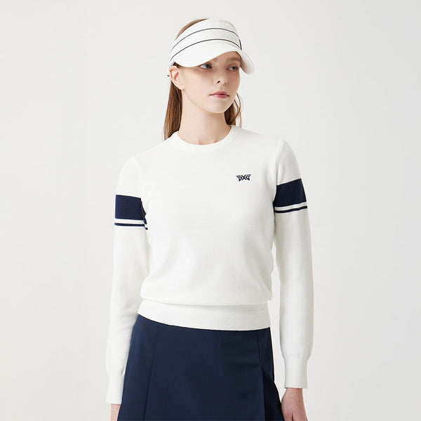PXG KOREA WOMEN LINE POINT SWEATER