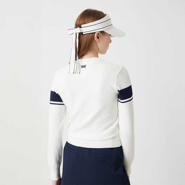 PXG KOREA WOMEN LINE POINT SWEATER