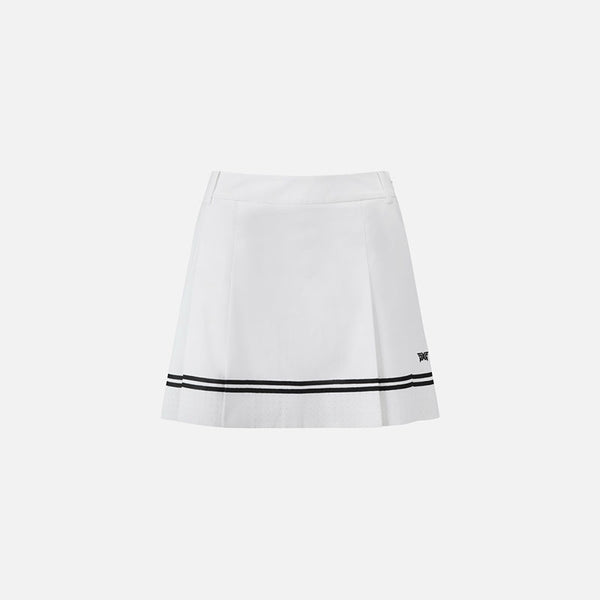 PXG KOREA WOMEN PERFORATION PLEATED SKIRT